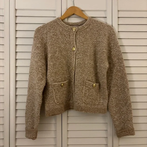 Beige Sweater Lady Jacket - Picture 5 of 9